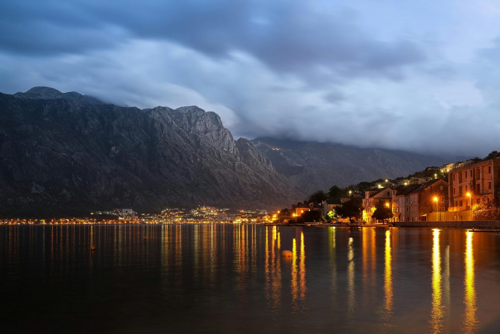 Decorstive Photo of Landscape of Kotor in Montenegro During Sunset bt Photo by Fatjon Kapllanaj from Pexels: https://www.pexels.com/photo/landscape-of-kotor-in-montenegro-during-sunset-19694556/