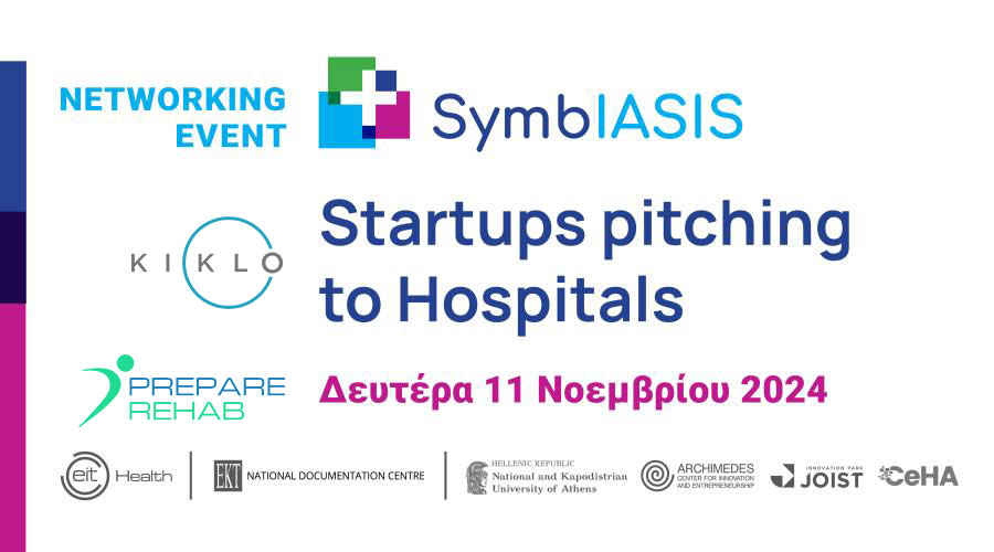 Online event SymbIASIS - Startups pitching Hospitals